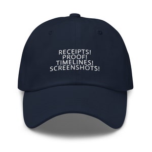 SLC Finale Exposed Hat - RHOSLC Receipts - RHOSLC Reunion - Multiple Colors - Cotton Embroidered Cap