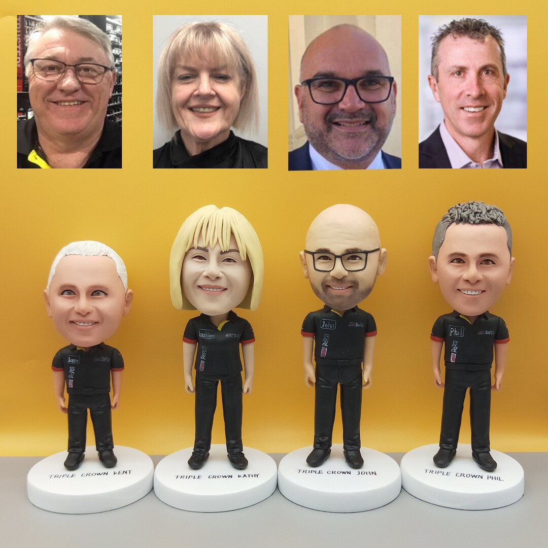 Custom Bobbleheads Personalized Bobbleheads Birthday Etsy