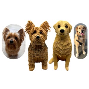 Personalized Custom Pet Statues, Dog Statues, Dog Wedding Cake Toppers, Pet Cake Toppers, Dog Statue Gifts, Anniversary, Dog Birthday Gifts