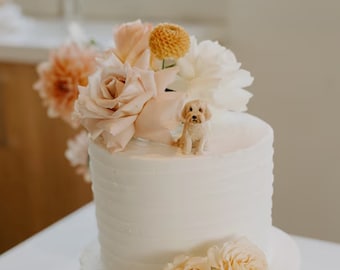 Personalized Custom Dog Wedding Cake Topper, Cat Cake Topper，Dog Cake Topper,Wedding Cake Topper With Dog, Pets Birthday