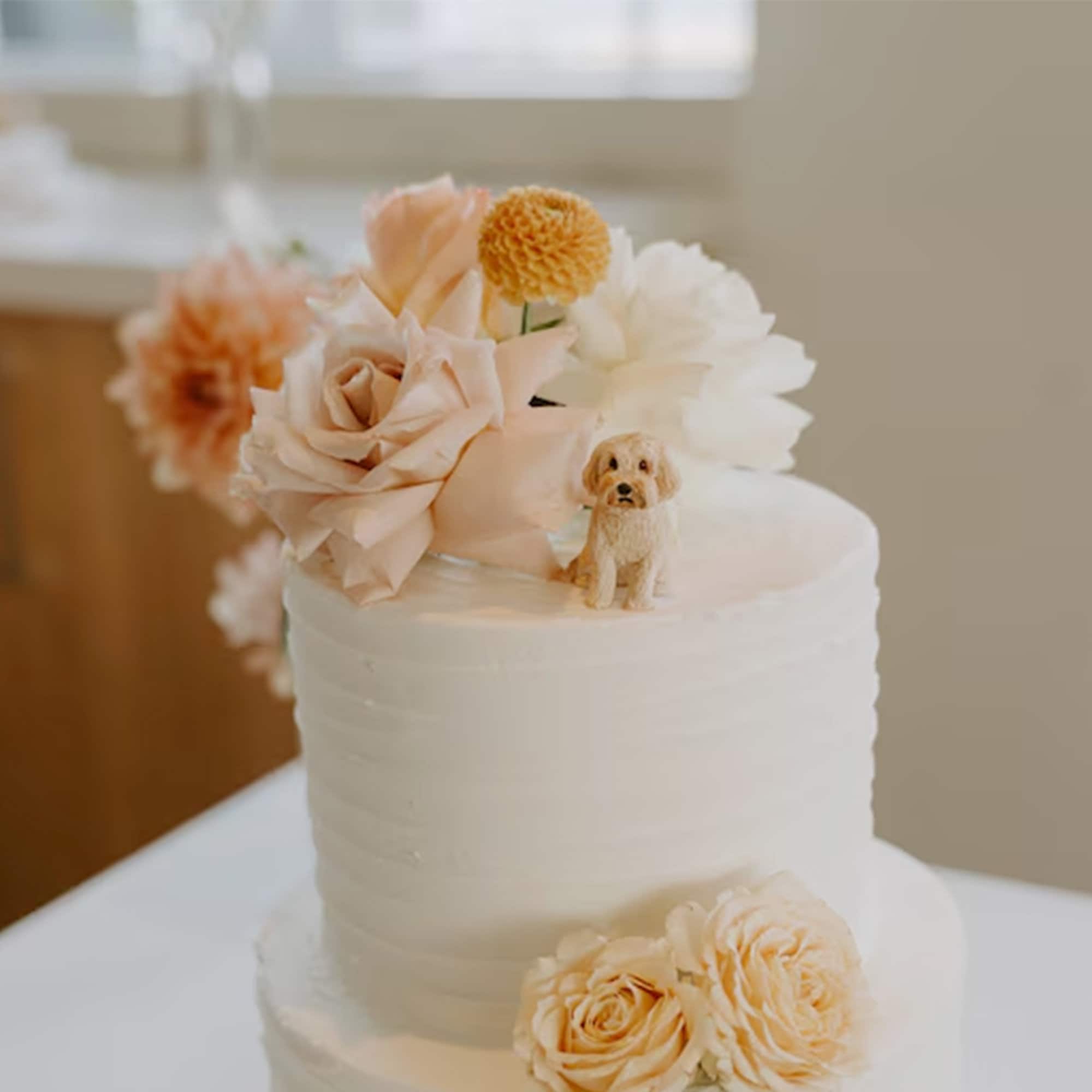 Adorno para tarta de boda personalizado con forma de perro, adorno para tarta de gato, adorno para tarta de perro, adorno para tarta de boda con perro, cumpleaños de mascotas