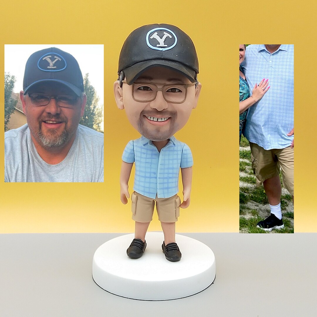 Man Avatar Custom Bobble Head Doll, Personalized Bobble Head Doll