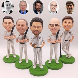 Custom Baseball Bobbleheads, Bobblehead Baseball Players, Best Gift For Young Baseball Player, Personalized Gift For Baseball Player