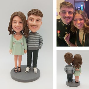 custom figurine,custom bobbleheads ,bobbleheads couple,bobbleheads action figures, Anniversary Gifts for couple/parents,wedding cake topper