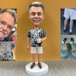 Custom Bobbleheads Cool Father's Day Gifts,  Custom Bobblehead As Boss Day Custom Grandfather Bobblehead,，Gifts Christmas Gift Ideas