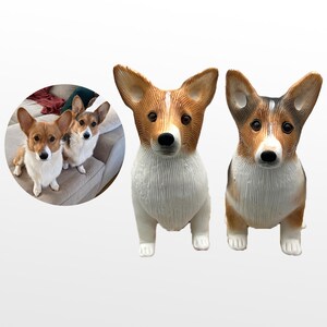 Custom Dog Pet Statues, Personalized Dog Wedding Cake Toppers, Pet Cake Toppers, Dog Statues for Memorials, Anniversaries,Dog Birthday Gifts