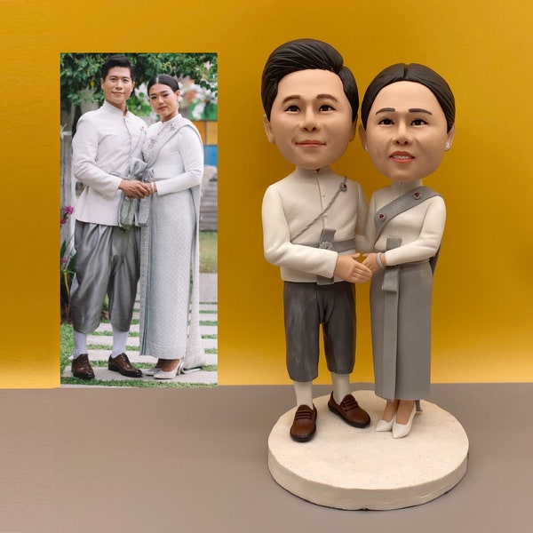 custom figurine,custom bobbleheads ,bobbleheads couple,bobbleheads action figures, Anniversary Gifts for couple/parents,wedding cake topper