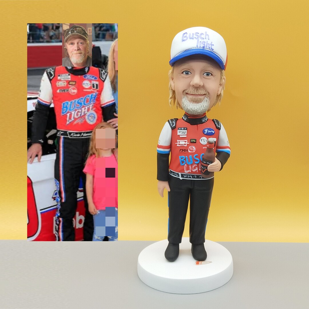 Custom Bobbleheads, Personalized Racer Bobbleheads, Gifts for Athletes, Custom Athlete
