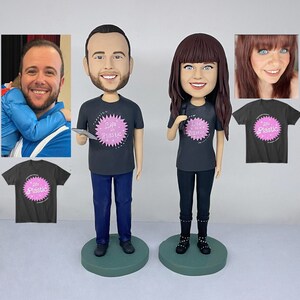 custom bobbleheads ,bobbleheads couple,bobbleheads action figures, Anniversary Gifts for couple/parents,wedding cake topper,custom figurine