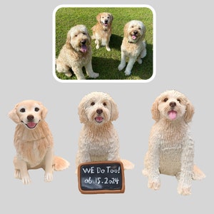 Gepersonaliseerde aangepaste hondenhuwelijkstaarttopper, verjaardag huisdier, hondenbeeldjes, taarttopper voor huisdieren, verjaardag huisdieren, kat taarttopper