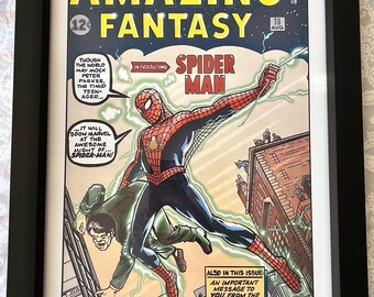 Spiderman in Amazing Fantasy 15 - Restored - Etsy