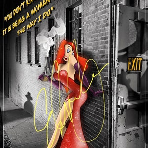 Jessica Rabbit Original - Etsy Canada