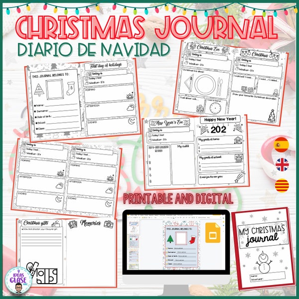 Christmas journal- bilingual