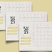 Blank Monthly Calendar Printable Landscape, Minimalist Calendar ...