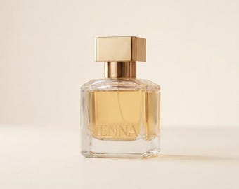Personalised 50ml Luxury Perfume Bottle | Custom Engraved Gold Filled Fragrance | Bridesmaid Proposal Gift, Maid of Honor, Unique Gift