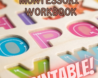 Montessori Beginners Workbook | Digital Download for Kids