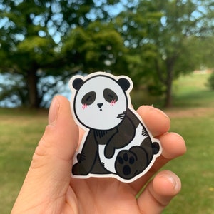 Panda Sticker | Panda Stickers | Waterproof, Vinyl and Dishwasher Safe | Laptop, Water bottle, Hydro Flask, Tumbler Decal