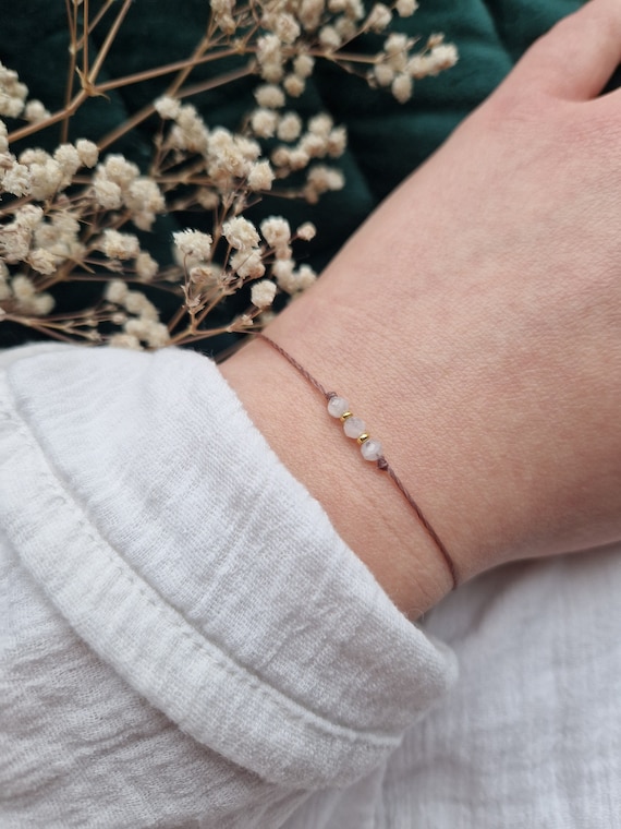 Mondstein Armband filigran | Edelsteinarmband