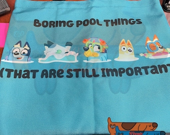 Swim Bags/Tote Bags- Bluey Inspired