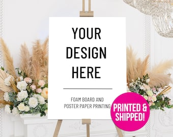 Custom Sign Printing Service, Poster Printing Service, Printing Services, Custom Sign Printing, Print Any Design, Poster Board Printing