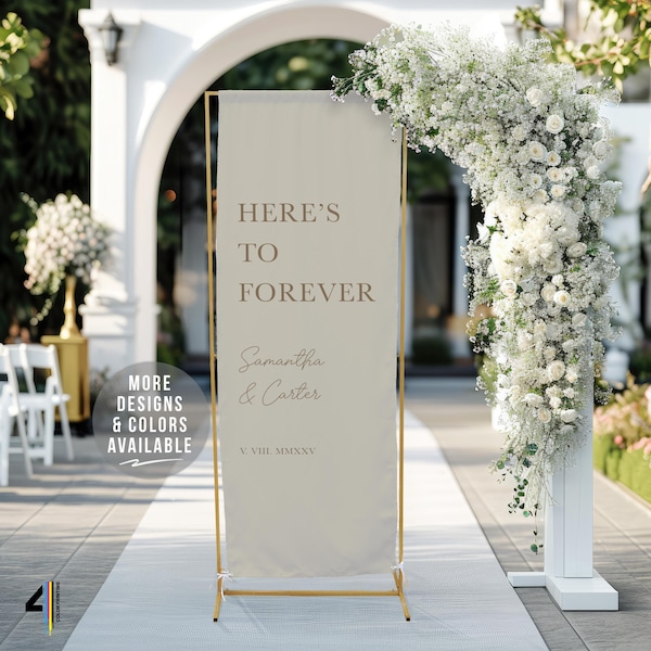 Fabric Welcome Sign, Fabric Wedding Sign, Wedding Fabric Welcome Sign, Fabric Sign with Stand Option, Fabric Wedding Welcome Sign