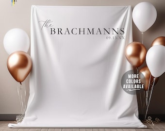 Custom Wedding Fabric Backdrop: Fabric Wedding Backdrop, Custom Wedding Photo Backdrop, Wedding Fabric Backdrop, Party Photo Booth Backdrop