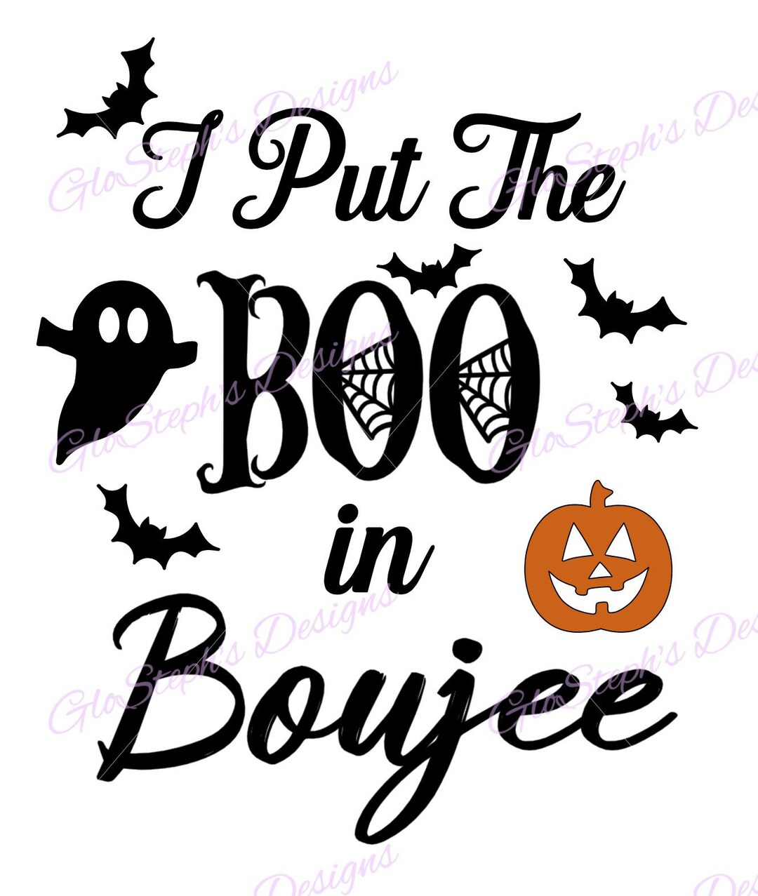 I Put the Boo in Boujee Svg Halloween Svg Bat Svg Ghost - Etsy