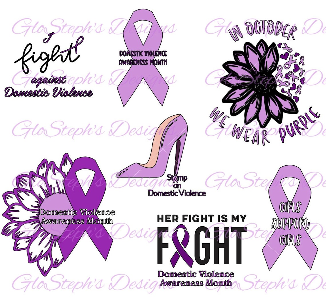 Domestic Violence Awareness Monthsvg PNG Domestic Abuse Survivorher