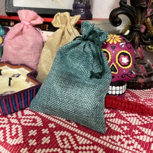 Santa Muerte Protection GrisGris Bag