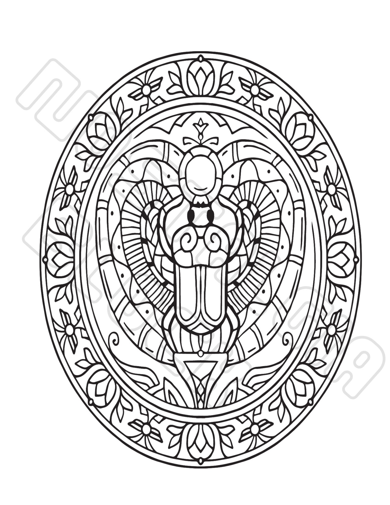 Simple Mandala Variety Pack Printable 103 PDF Coloring Book - Etsy