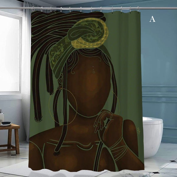 African American Shower Curtains Etsy