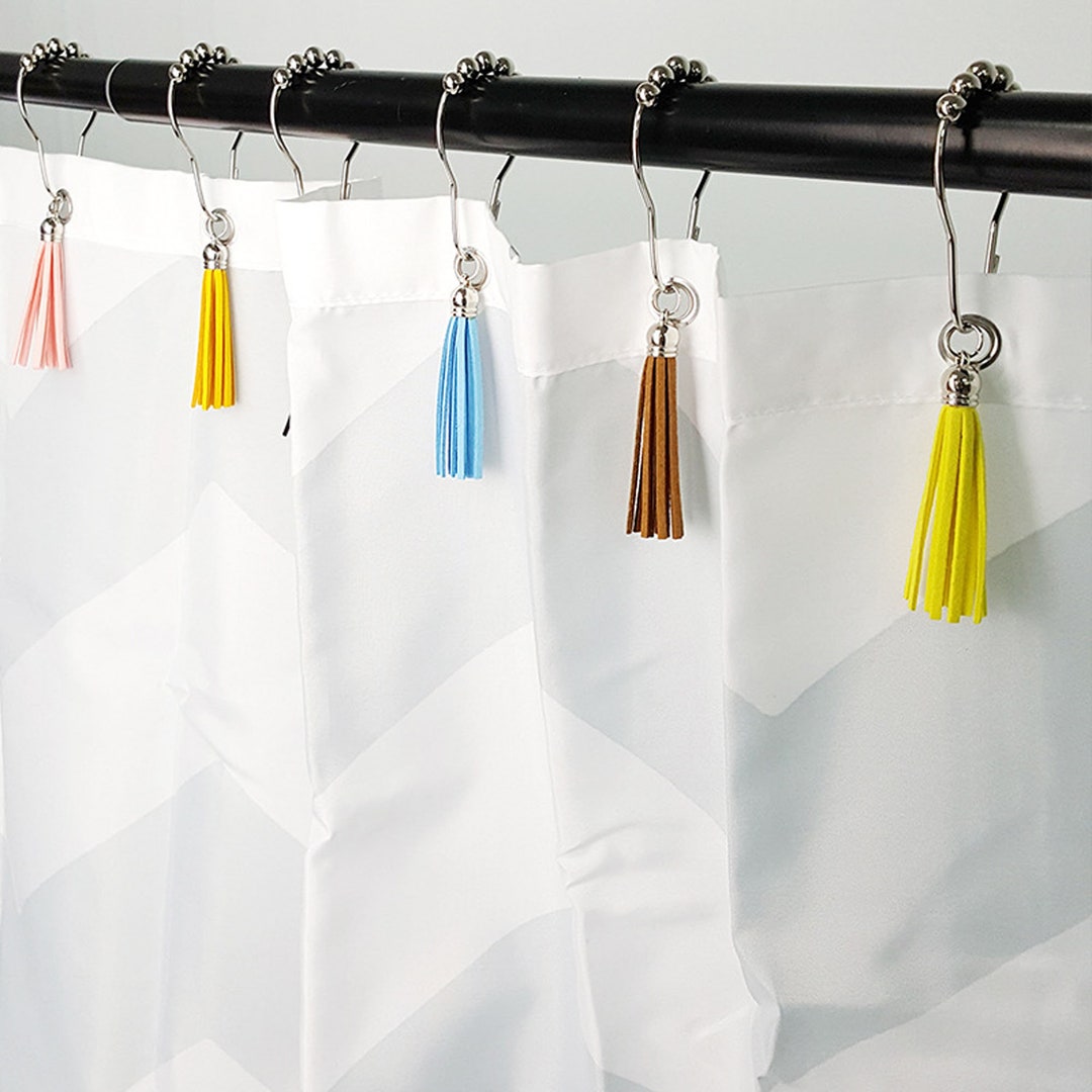 Ball Shower Curtain Hooks Tassel Shower Curtain Hooks Etsy