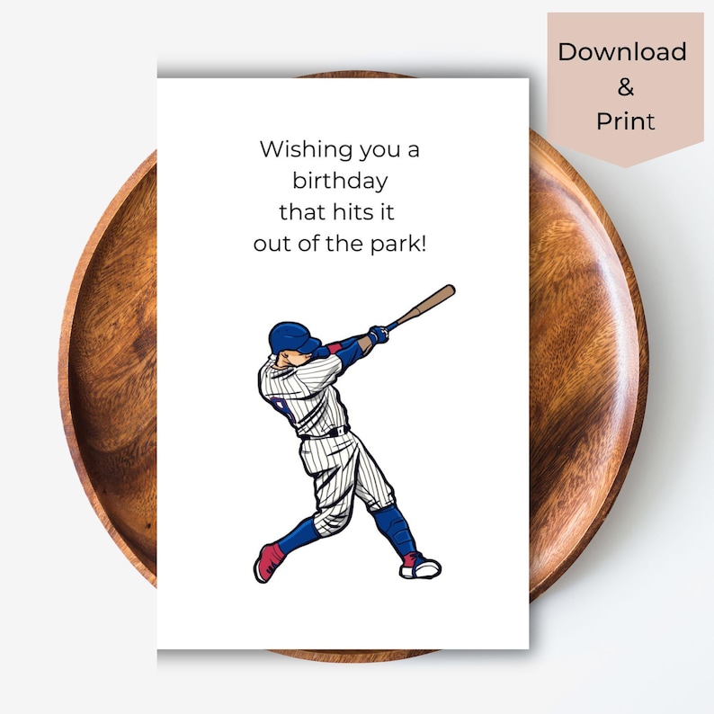 Baseball Birthday Card Printable - Il 794xN.6373061954 Izgw 