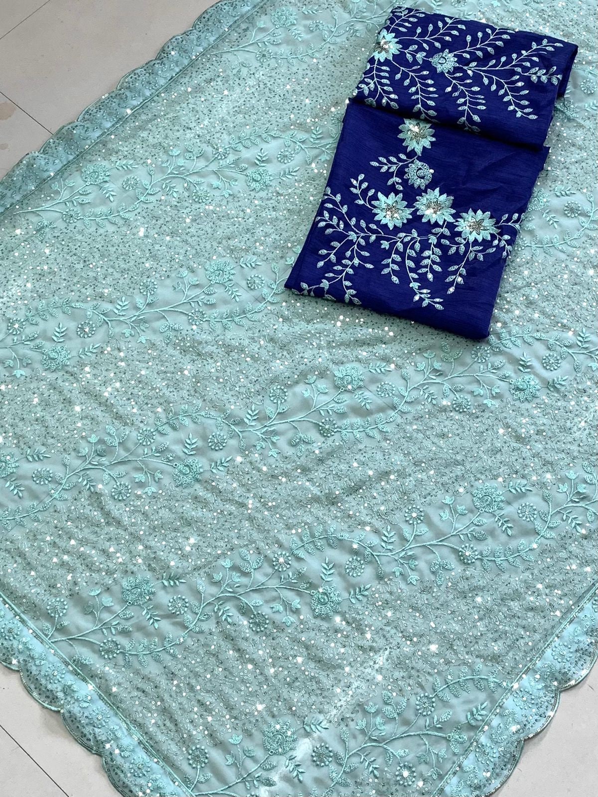 Pista Crisp Shade Handloom Saree