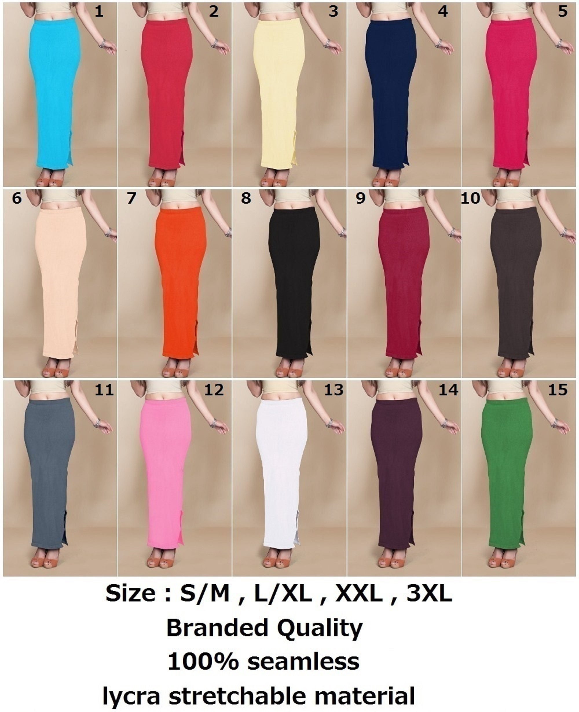 Seamless Cotton Lycra Saree Shapewear for Women & Girls , Indian Party