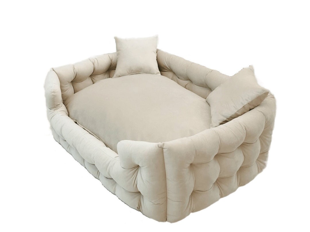 Best Dog Bed Calming Large Dog Bed Dog Sofa Cat Bed Etsy