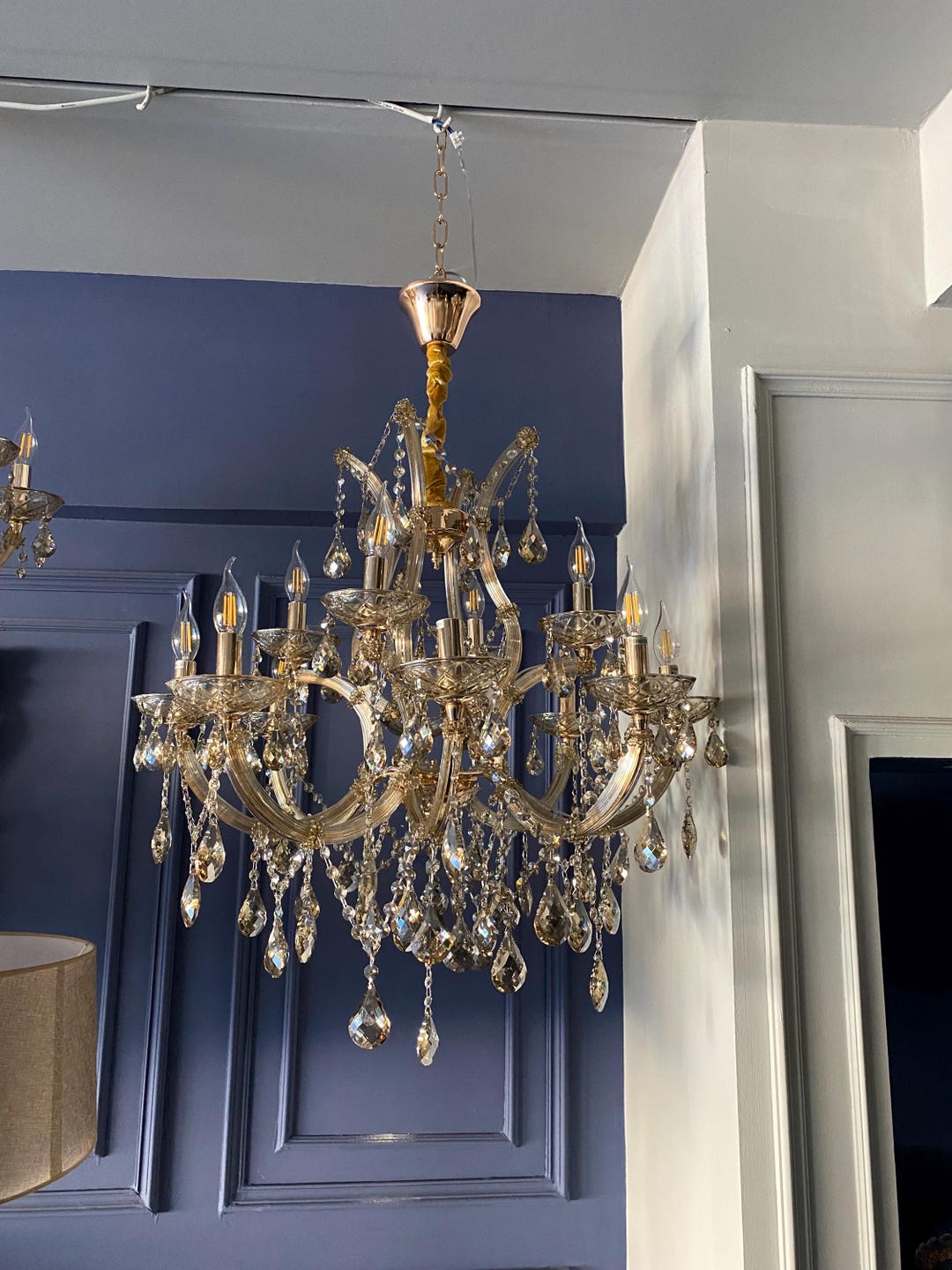 Maria Theresia Crystal Chandelier 12-arm Lighting Classic Lamp Living ...