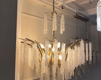 Brass Branch Chandelier: Luxury Tree Pendant Light