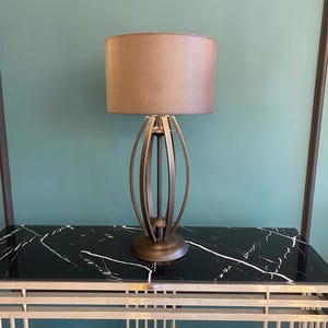 bohemia table lamp /metal table lamp /living room lighting / bedside lamp /modern lighting / table lamp /housewarming gift, brass table lamp