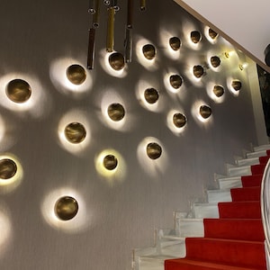 Round wall decor lighting, Modern sconce, Design wall lighting, Vingate sconce, Custom Made Sconce Light, Trend Home Decor, Gift for home