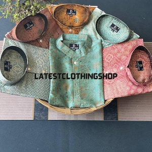Mens Kurta Pajama Set for Festive Indian Wedding Wear, Mens Ethnic Printed Kurta Dress, Traditional  Designer Silk Kurta Pyjama Bollywood