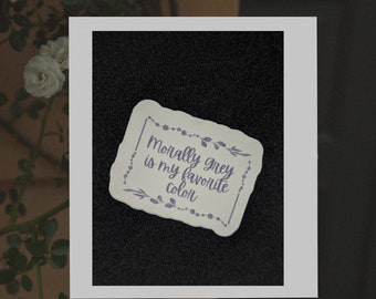Morally grey is my favorite color spicy romance book sticker