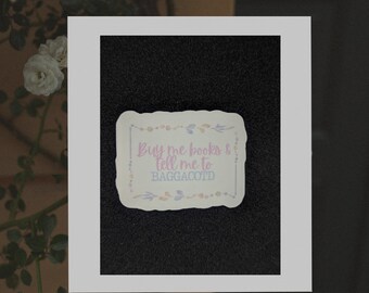 BAGGACOTD spicy romance book sticker
