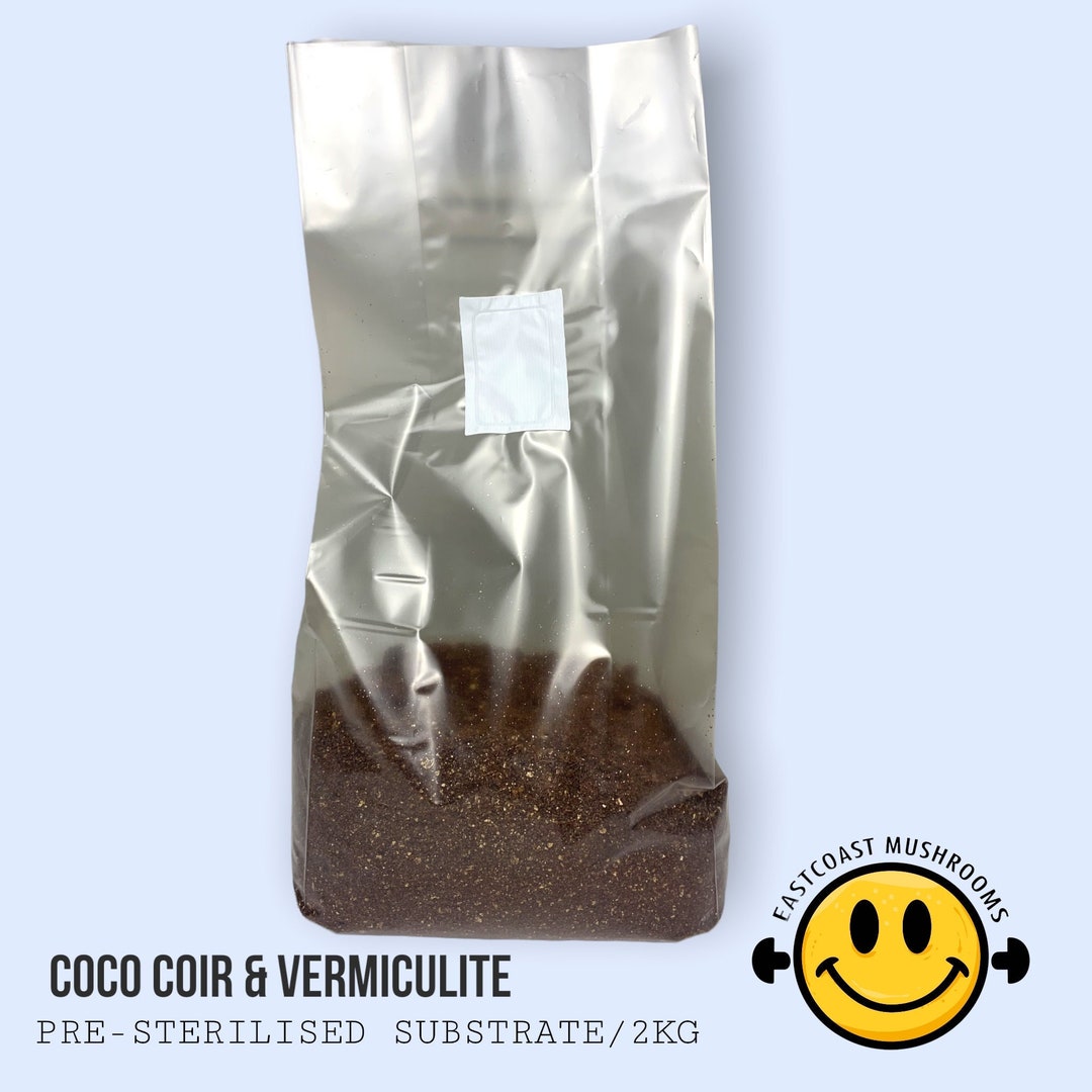 Coco Coir Vermiculite gypsum Mushroom Bulk Substrate in Etsy