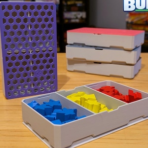 Standard Token Buddy: board game component storage with lid (Game Box Buddy)