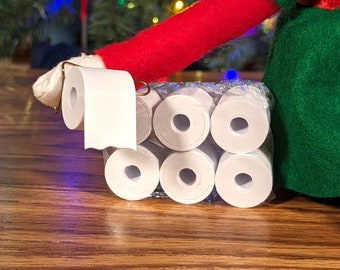 Toilet paper bundle - Miniature elf-sized accessories