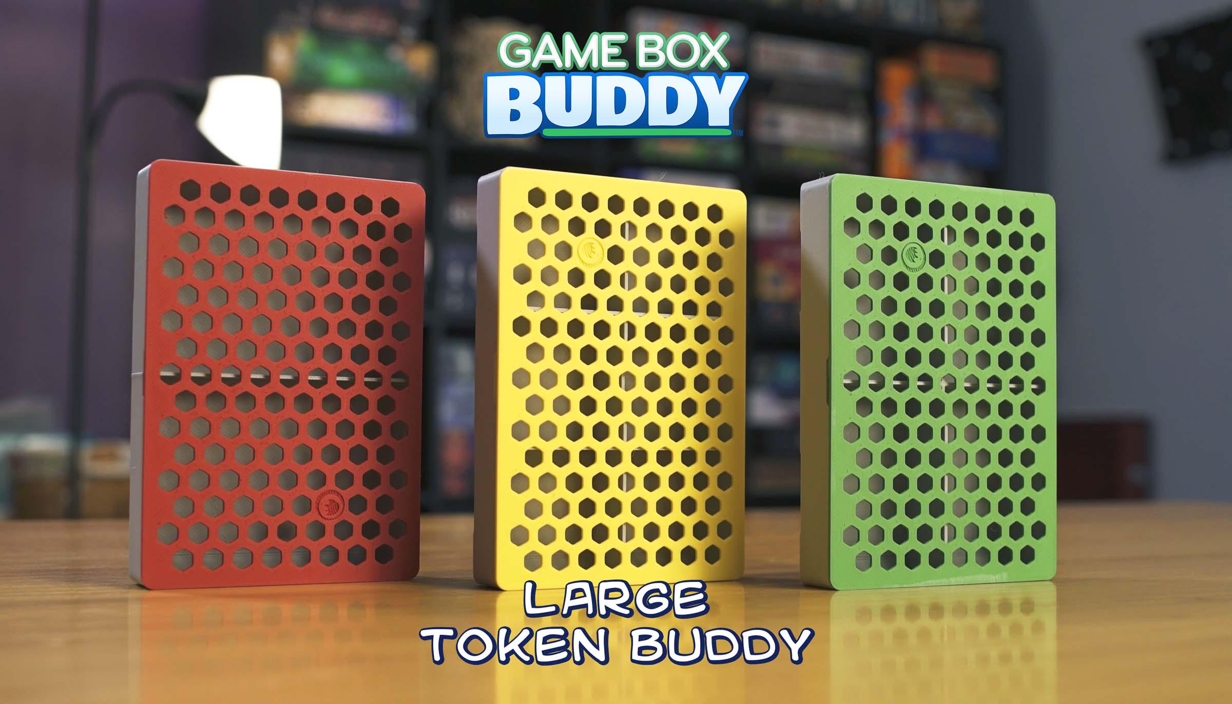 Token Buddy (Large) - Game Box Buddy: storage with lids for board game components