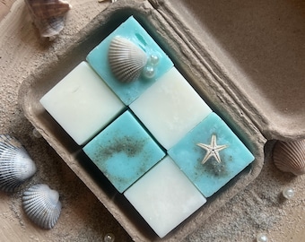Sea Salt Soy Wax Melts, Beach Scent, Eco-Friendly (3oz)