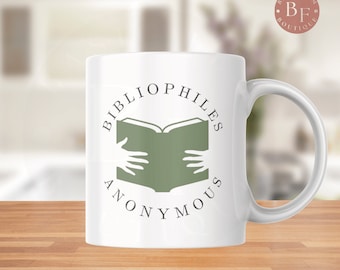 Bibliophiles Anonymous SVG, Book Lover Graphic (Digital Download)