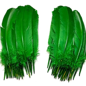 10-12” Custom Color Packs of Turkey Wing Feathers (Rounds) - 4 Pack (48 pcs) or 8 Pack (96 pcs)